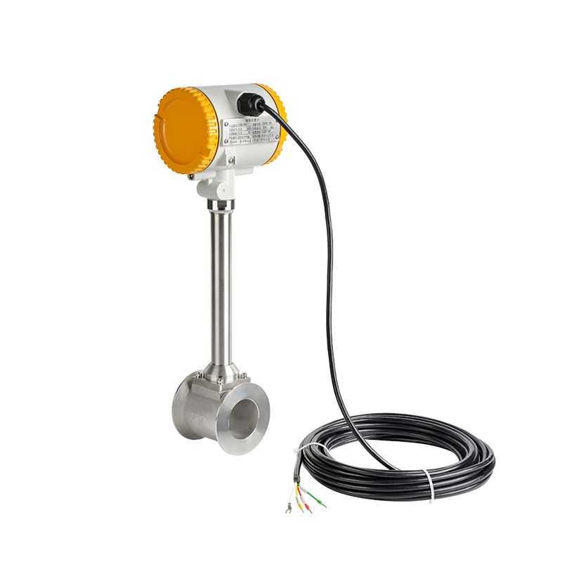 Flange clamp vortex flowmeter