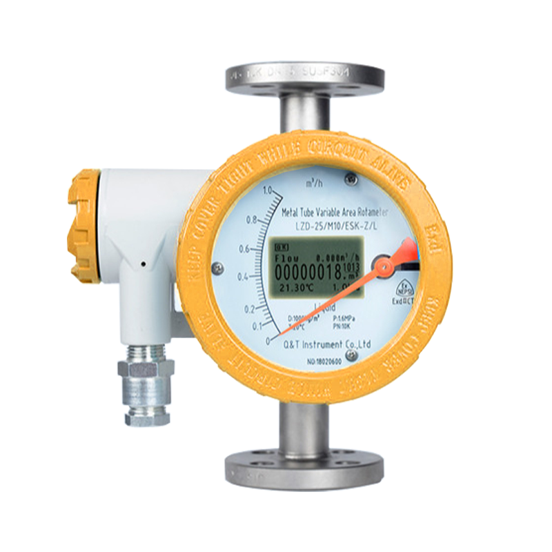 Metal tube float flowmeter